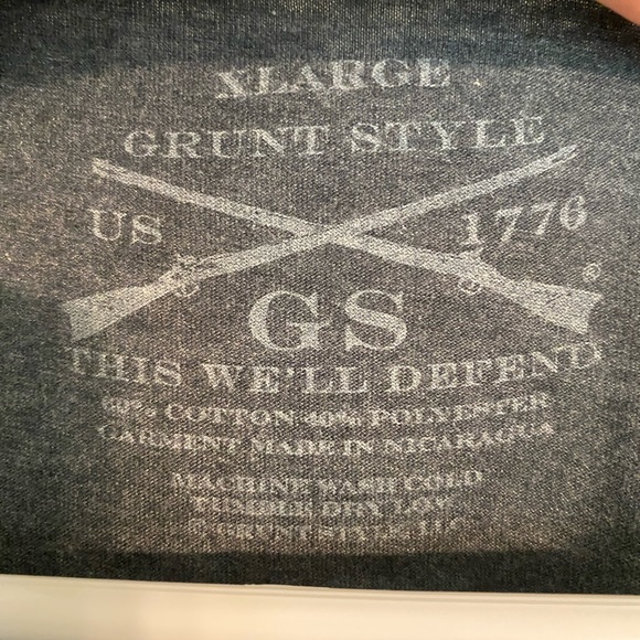 Men’s Flag Grunt Style Tee - Picture 2 of 3